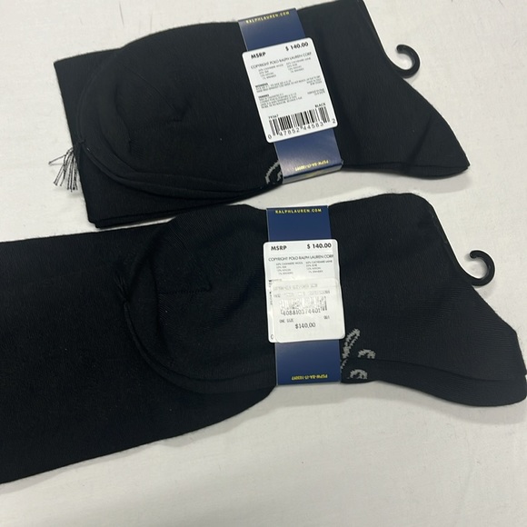 Polo Ralph Lauren women cashmere wool slouchy socks. Value $280. made in Italy. - Picture 10 of 12